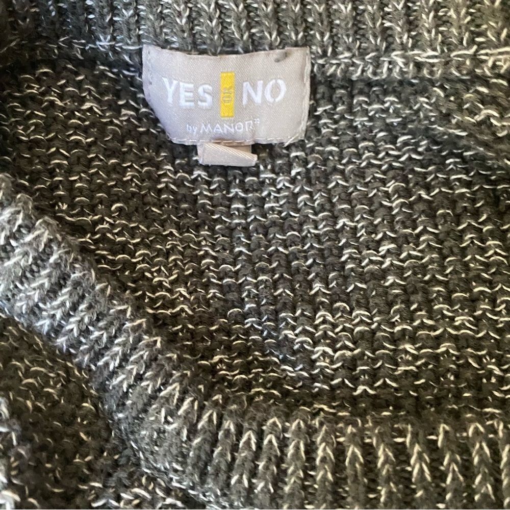 YES NO Oversized Grey Sweater Women’s XL - Picture 5 of 6